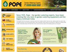 Tablet Screenshot of popewatering.co.nz